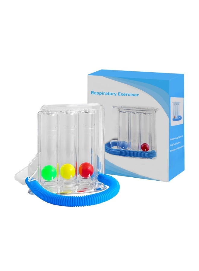 SnuzzleMart 3 Ball Breathing Exerciser for Lung Health – Dual-Sided Inspiratory & Expiratory Muscle Trainer (600-3000cc) – Portable Respiratory Recovery Device for Breathing Capacity & Vitality - Image 1